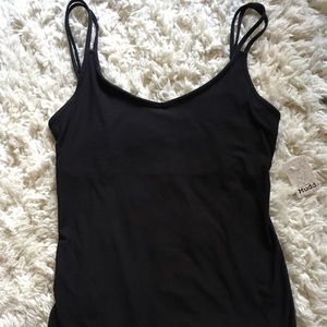 Black cami tank top